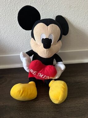 Mickey Mouse 21" Disney Baby Plush Be Mine Red Heart stuffed animal